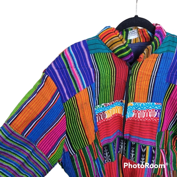 Mexican Bomber Jacket 100% Cotton - Picture 2 of 7